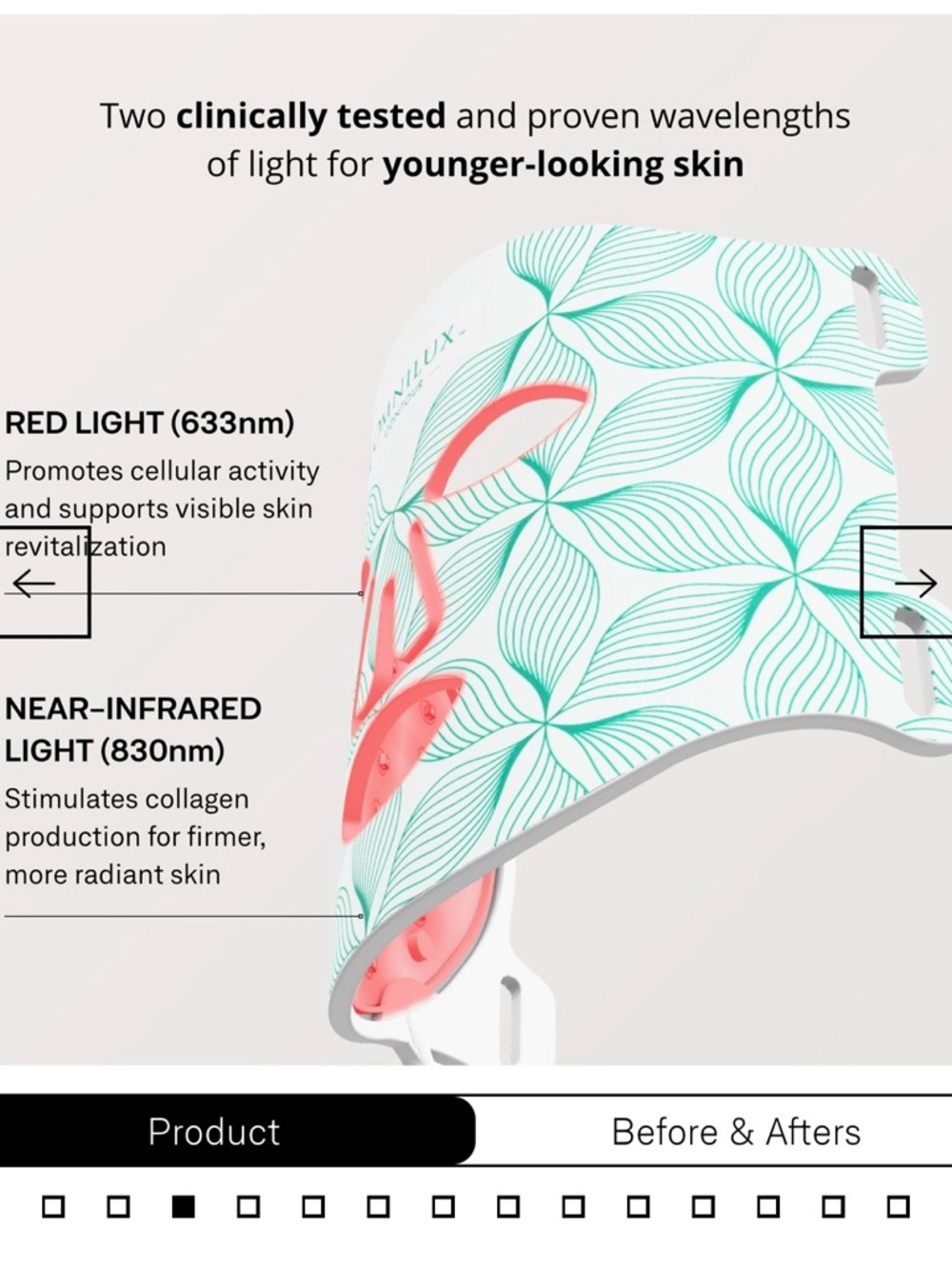 Omnilux Contour Face LED Mask - Picture 4 of 4